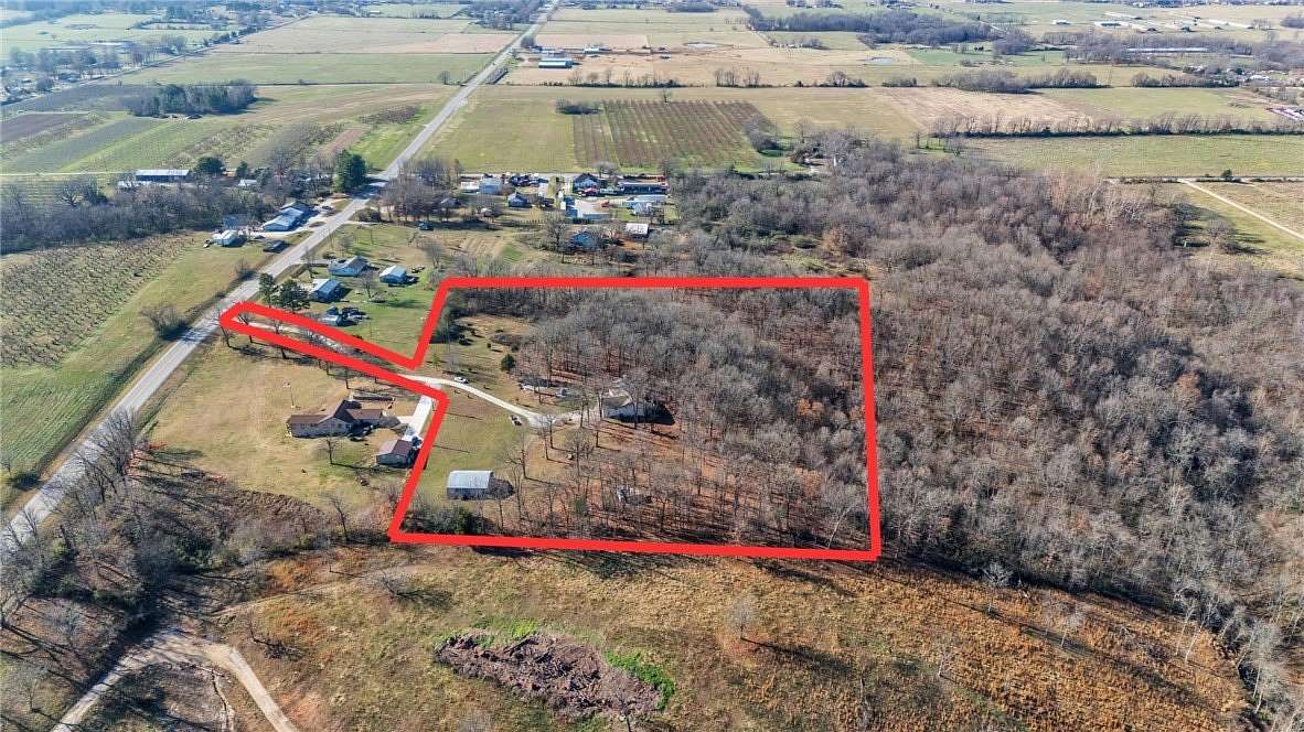 5.88 Acres of Land with Home for Sale in Lowell, Arkansas