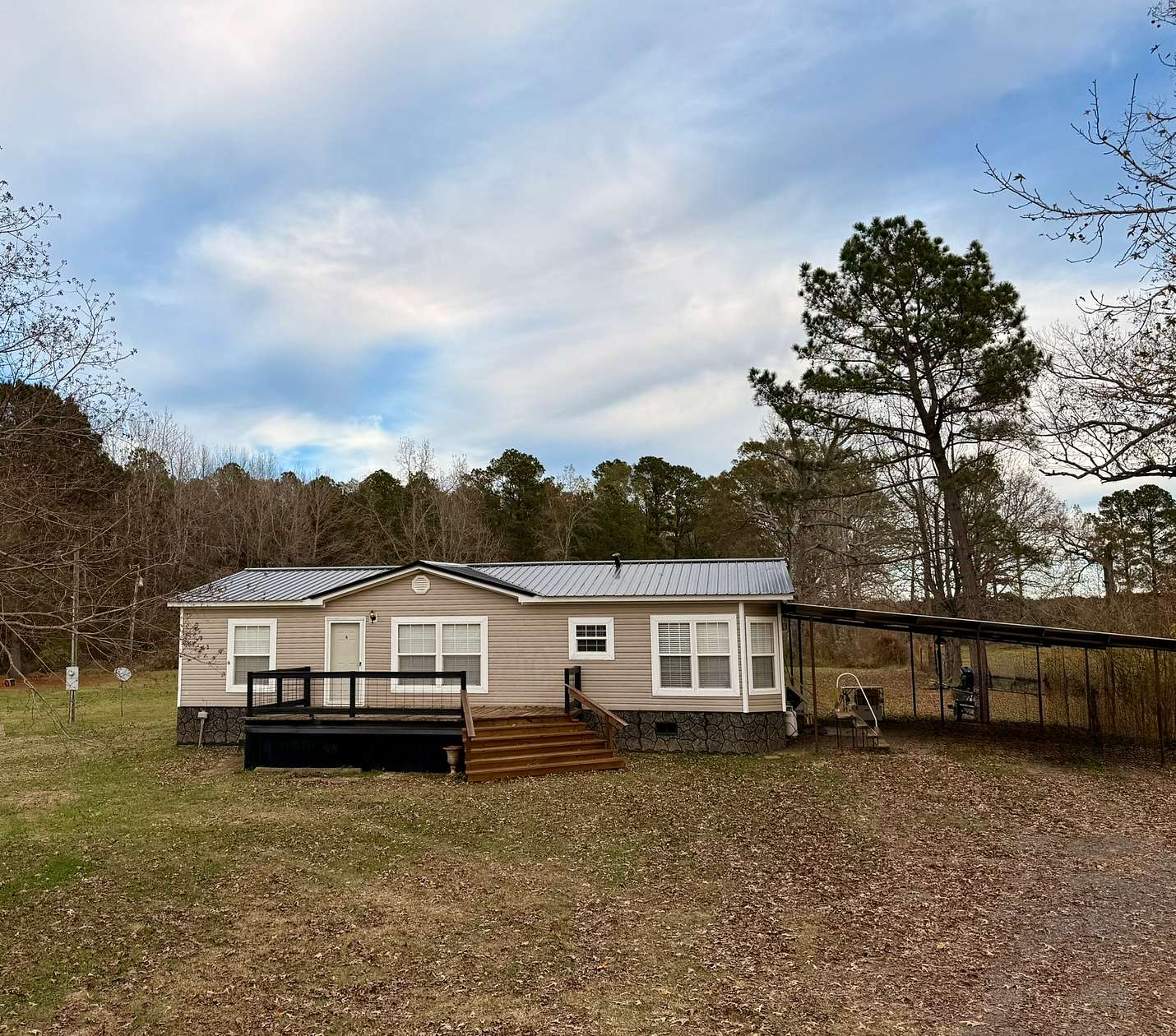 3 Acres of Residential Land with Home for Sale in Sarepta, Louisiana