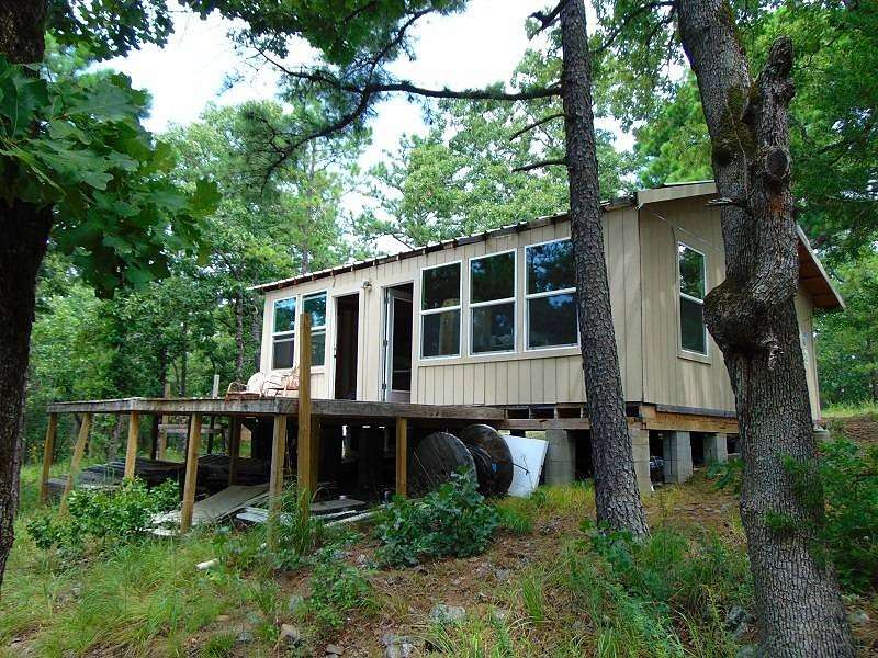 10 Acres of Recreational Land with Home for Sale in Wister, Oklahoma