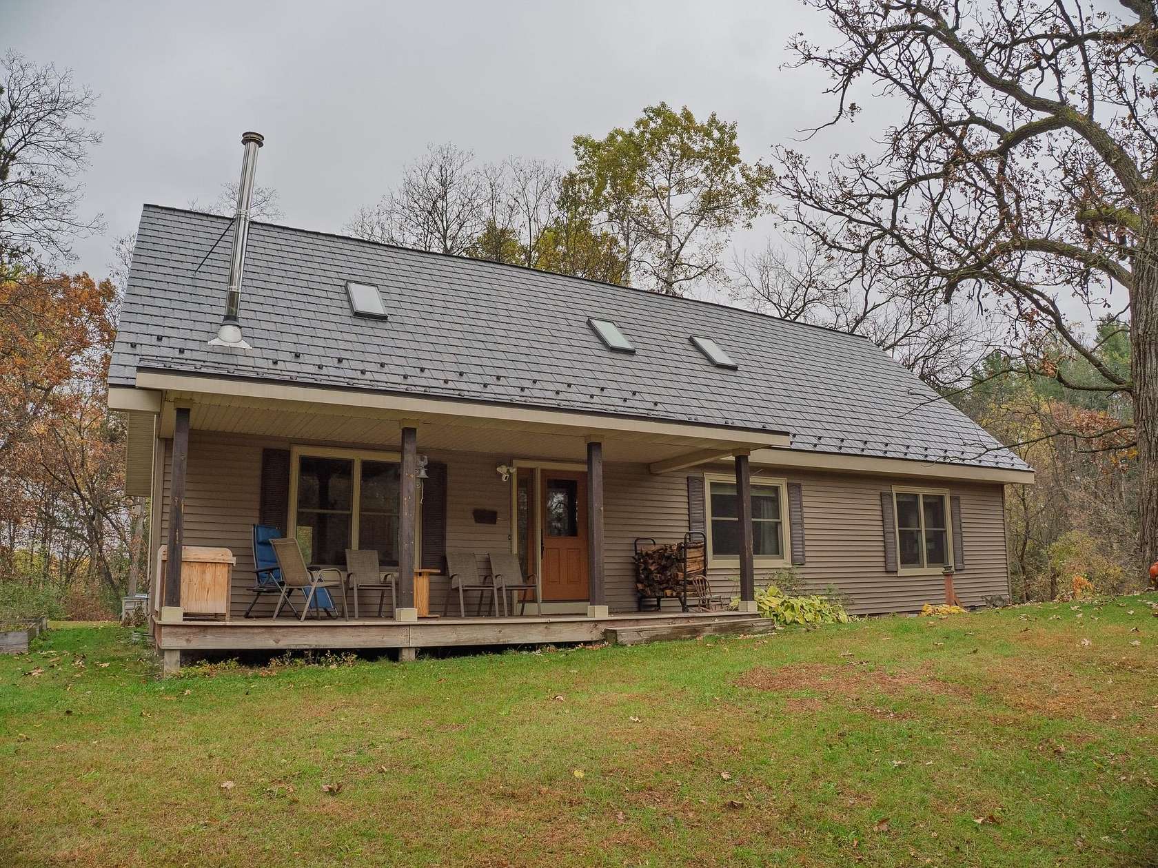 11.1 Acres of Recreational Land with Home for Sale in Cambridge, Wisconsin