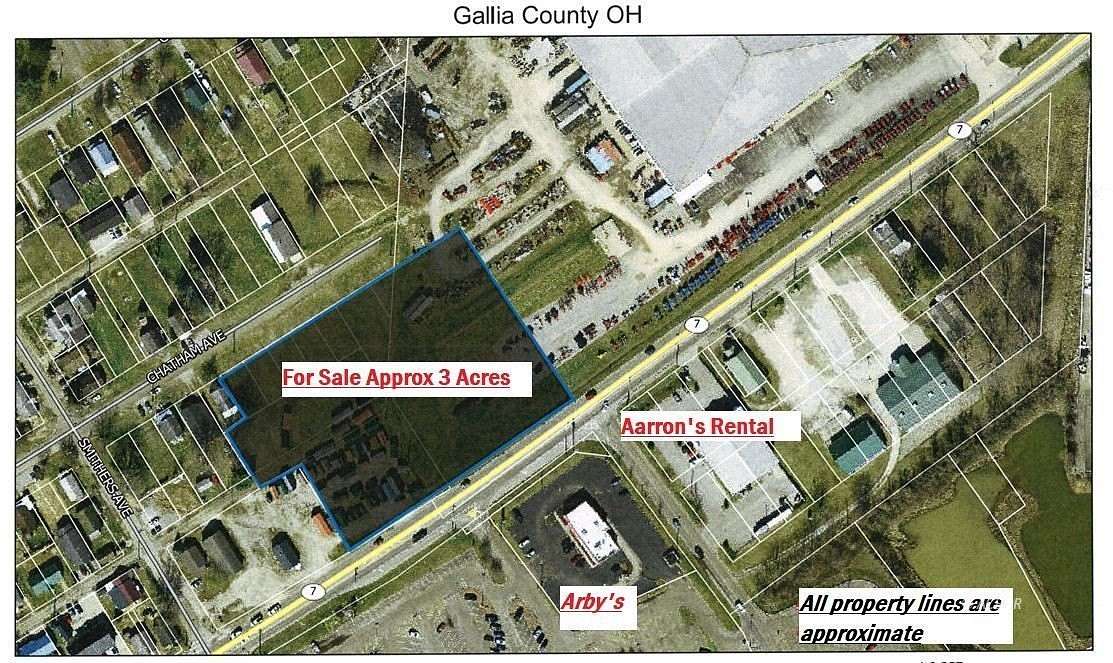 3 Acres of Commercial Land for Sale in Gallipolis, Ohio