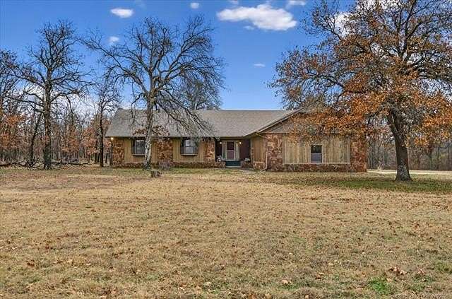 10 Acres of Residential Land with Home for Sale in Barnsdall, Oklahoma