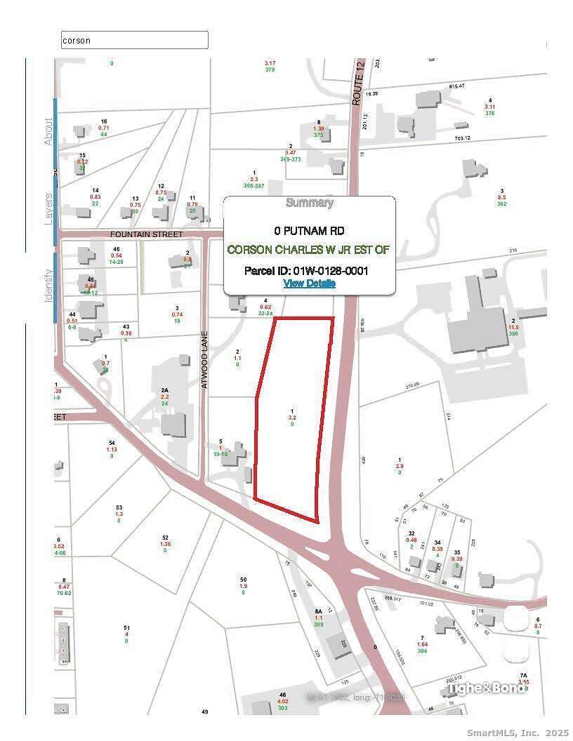3.2 Acres of Mixed-Use Land for Sale in Plainfield, Connecticut