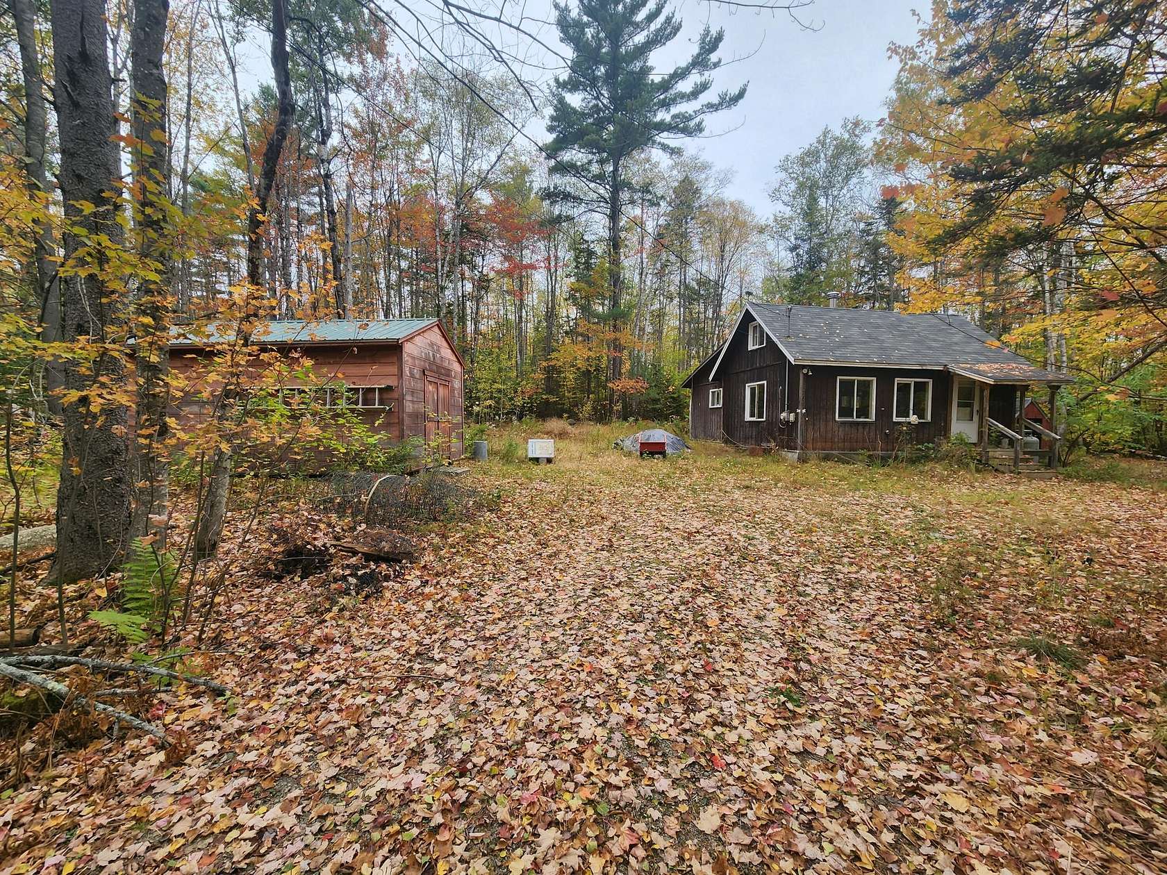 2.87 Acres of Residential Land with Home for Sale in Strong, Maine