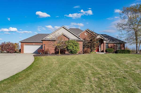 3 Acres of Residential Land with Home for Sale in Roanoke, Indiana