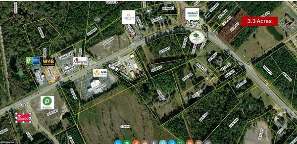 3.3 Acres of Commercial Land for Sale in Flemington, Georgia