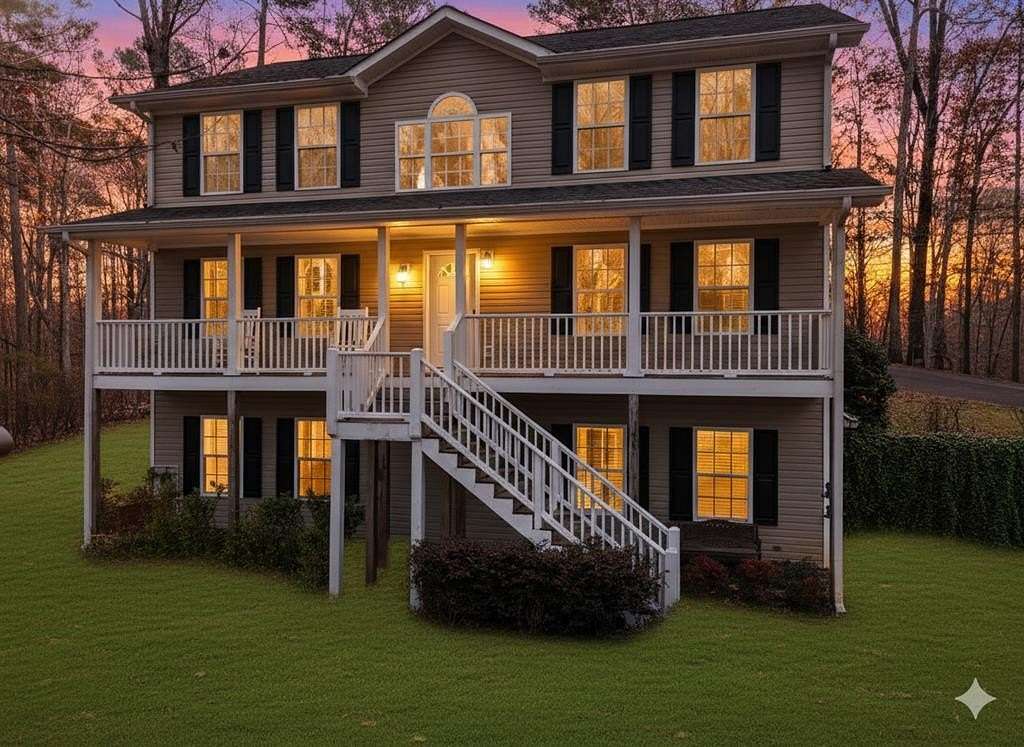 5 Acres of Residential Land with Home for Sale in Talking Rock, Georgia