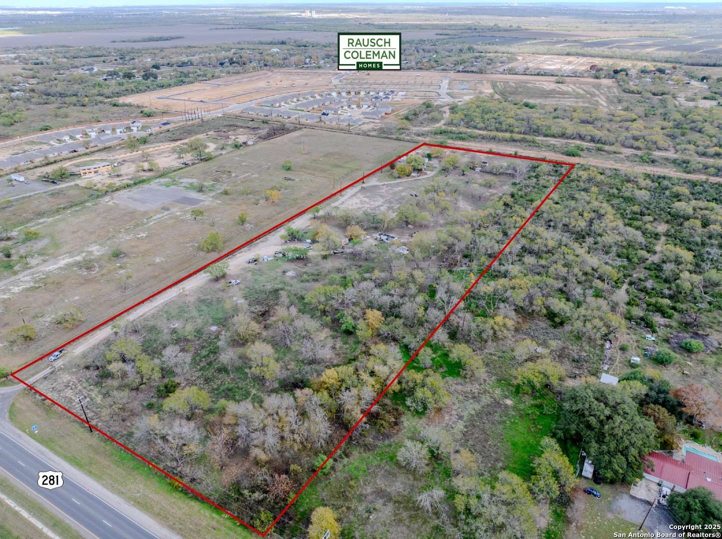 8.66 Acres of Commercial Land for Sale in San Antonio, Texas