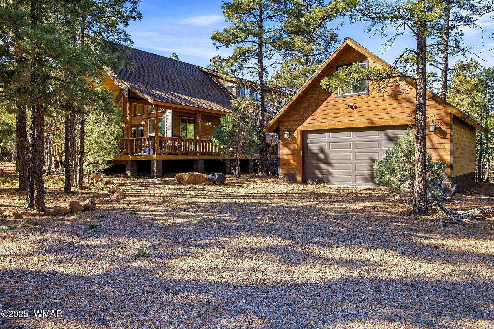 2 Acres of Residential Land with Home for Sale in Overgaard, Arizona