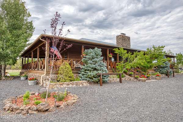 70.8 Acres of Agricultural Land with Home for Sale in Lakeside, Arizona