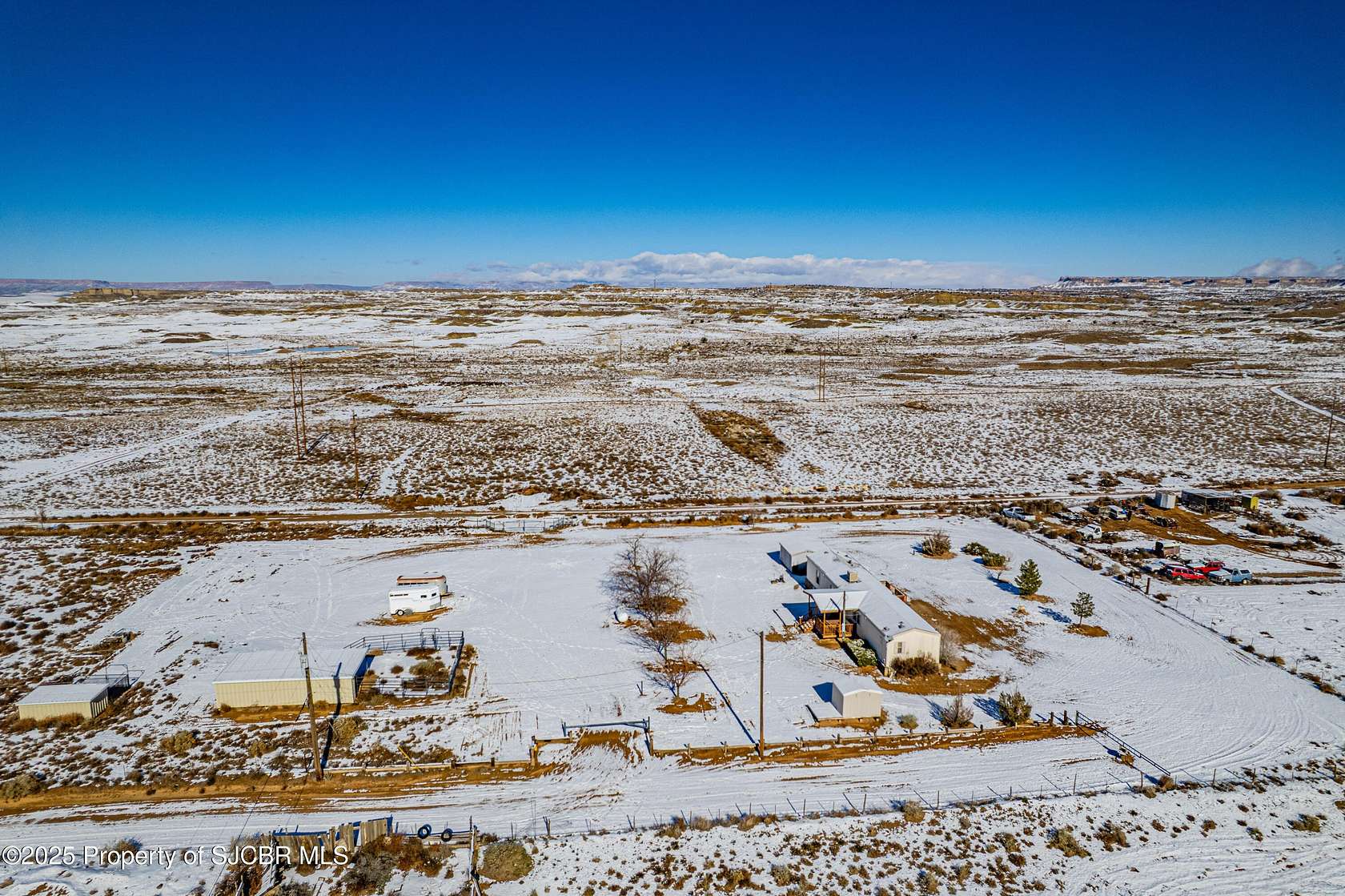 3 Acres of Residential Land with Home for Sale in Kirtland, New Mexico