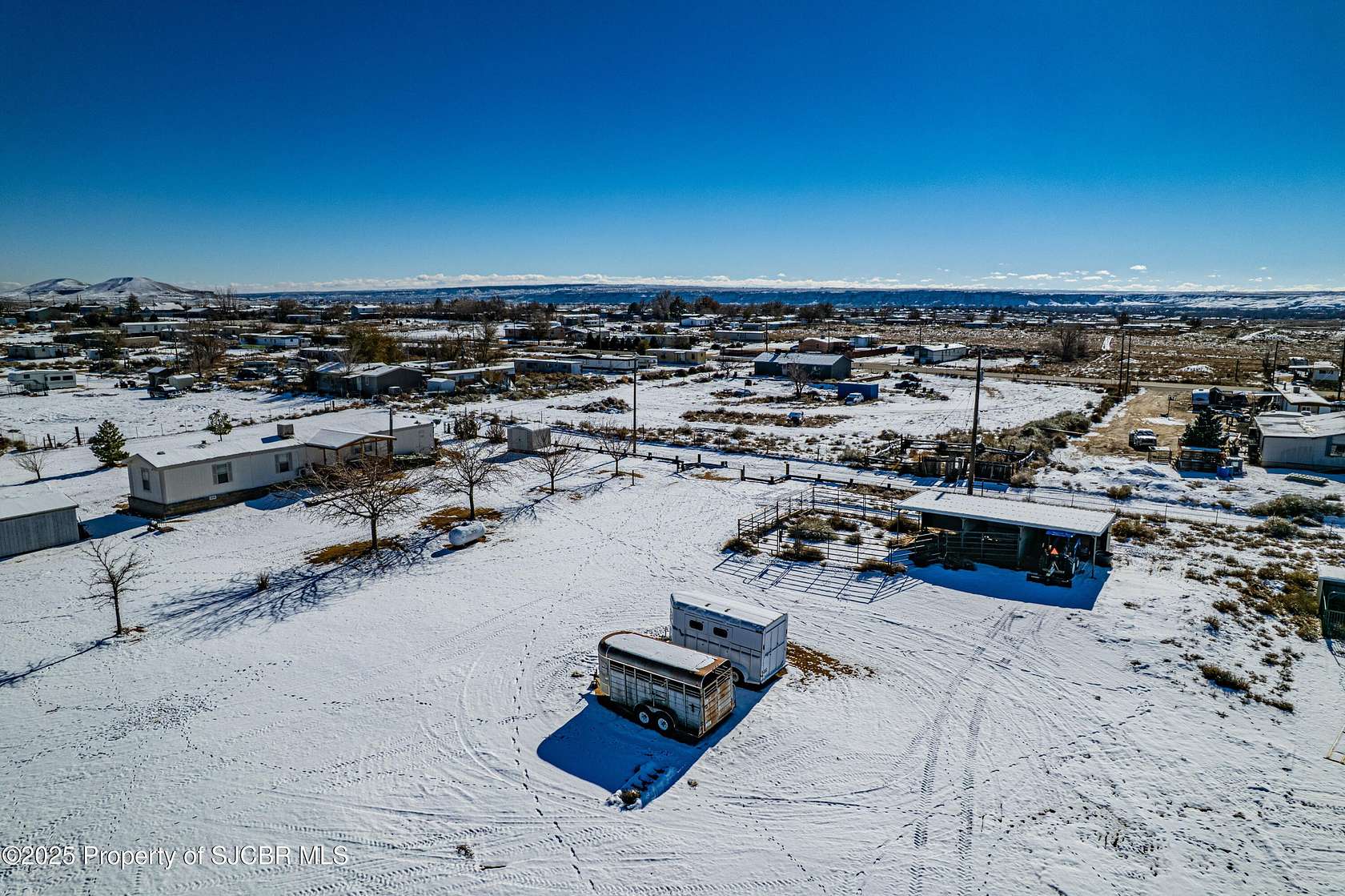 3 Acres of Residential Land with Home for Sale in Kirtland, New Mexico