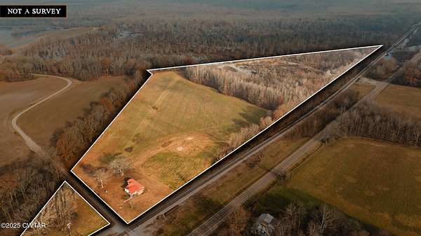 34.6 Acres of Recreational Land with Home for Sale in McKenzie, Tennessee