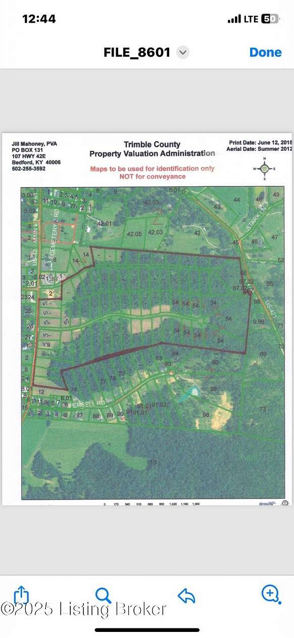 34 Acres of Land for Sale in Bedford, Kentucky