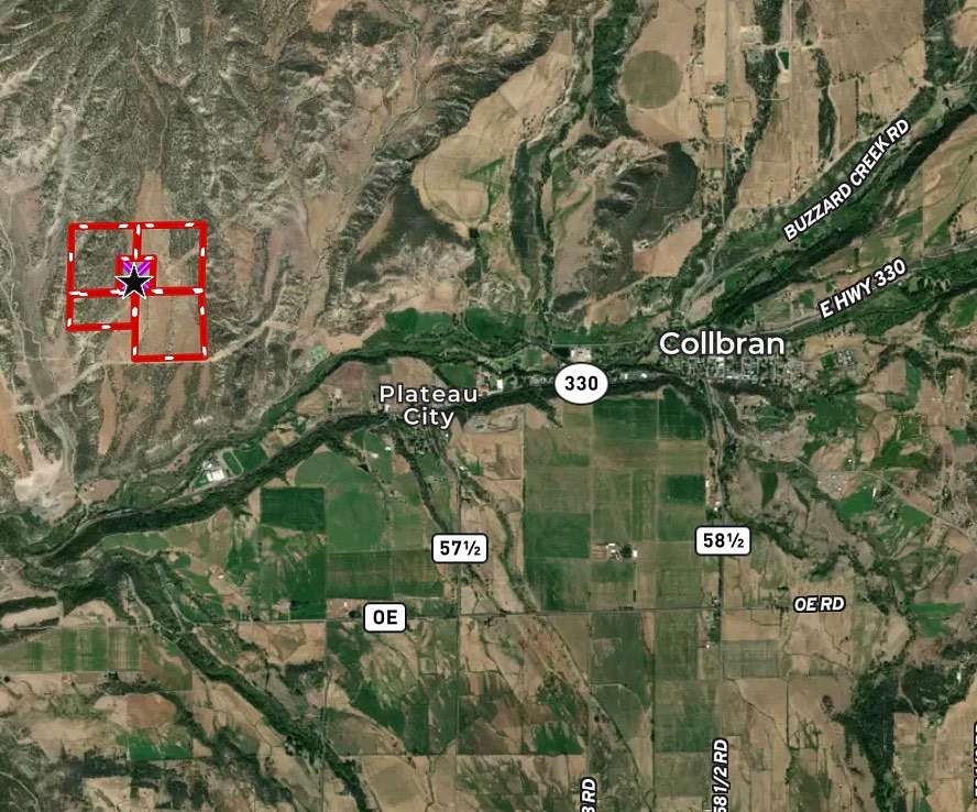 126 Acres of Recreational Land for Sale in Collbran, Colorado