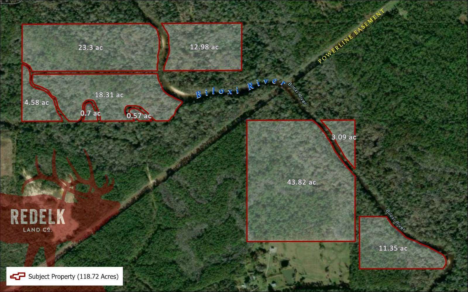 43.8 Acres of Recreational Land for Sale in Gulfport, Mississippi