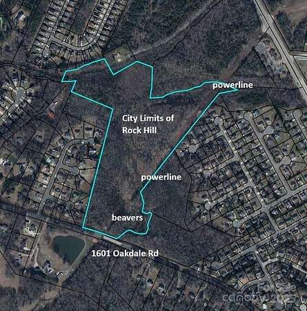 23.6 Acres of Recreational Land for Sale in Rock Hill, South Carolina