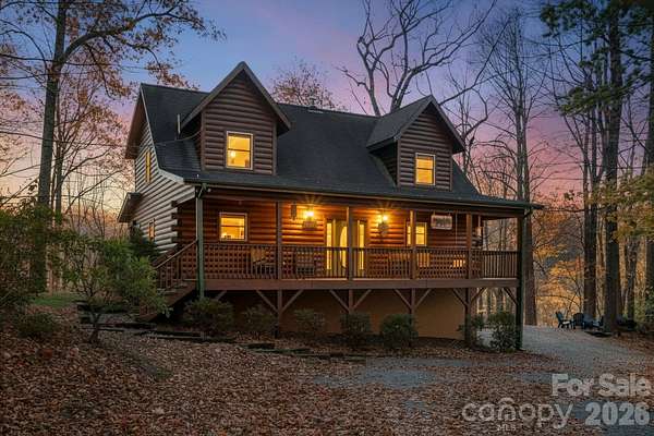 3.34 Acres of Land with Home for Sale in Black Mountain, North Carolina