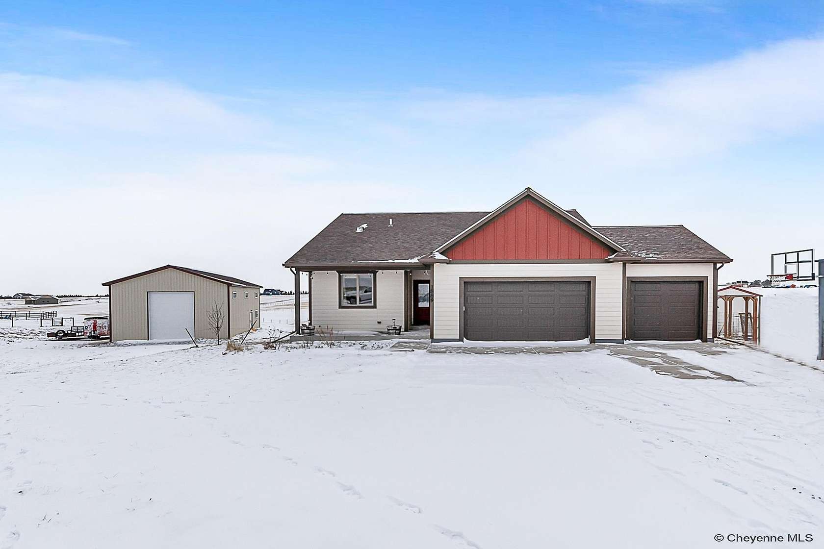 5.13 Acres of Residential Land with Home for Sale in Cheyenne, Wyoming