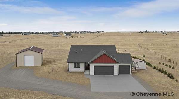 5.13 Acres of Land with Home for Sale in Cheyenne, Wyoming