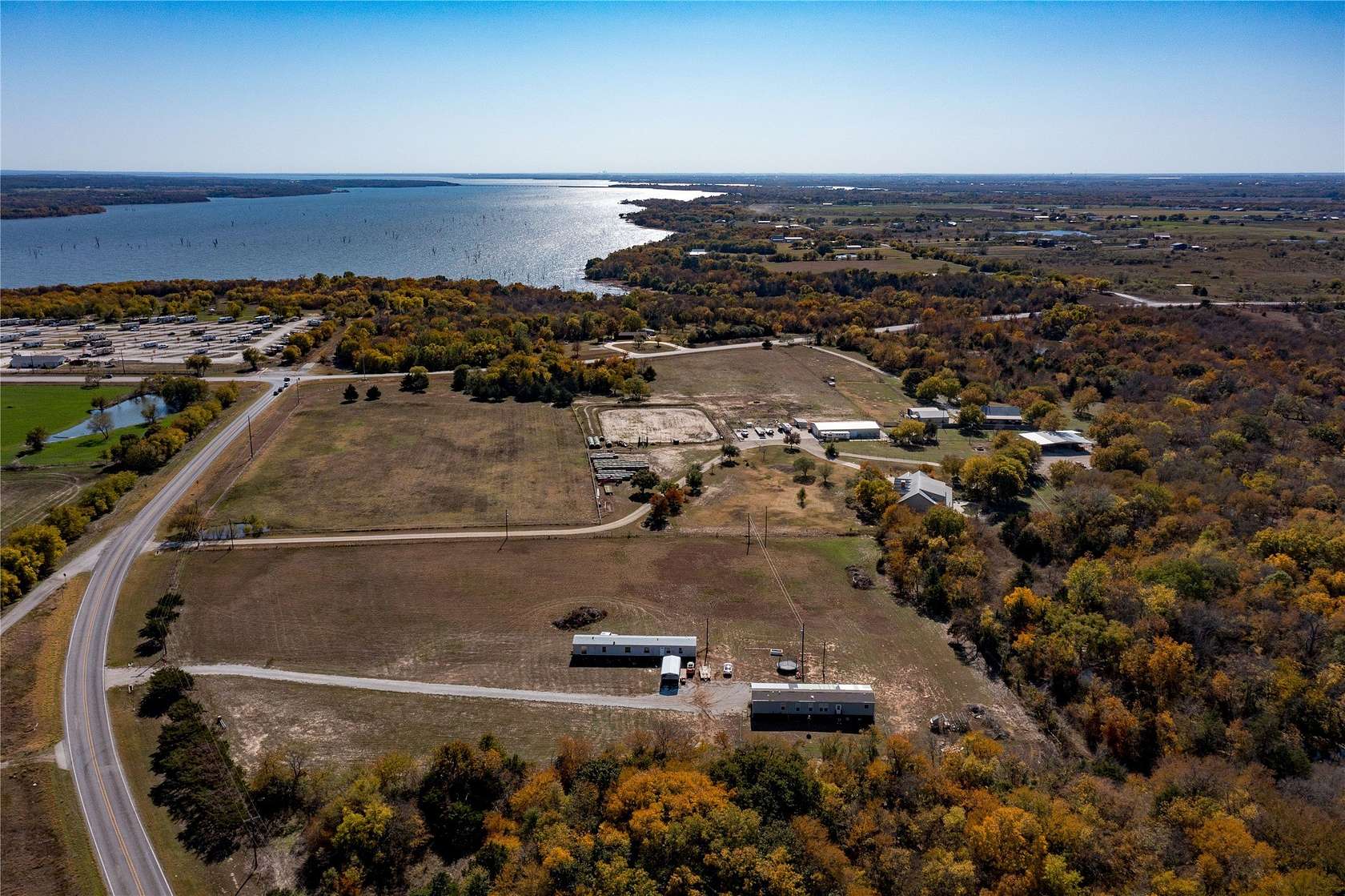 7 Acres of Land with Home for Sale in Valley View, Texas
