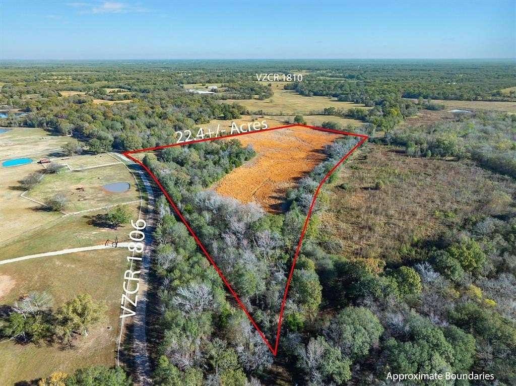 22.4 Acres of Agricultural Land for Sale in Grand Saline, Texas