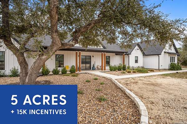 5 Acres of Land with Home for Sale in Boerne, Texas
