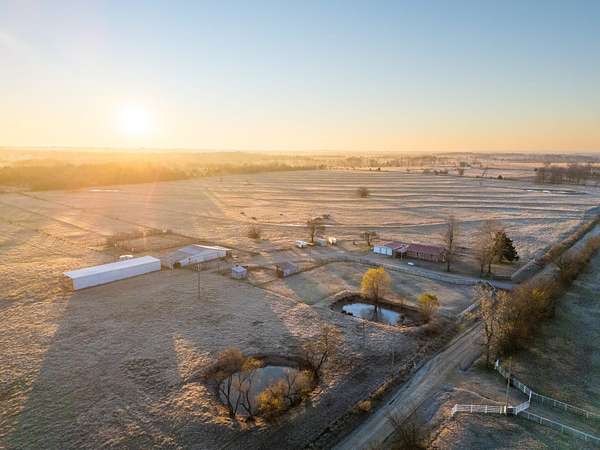 80 Acres of Land with Home for Sale in Okemah, Oklahoma