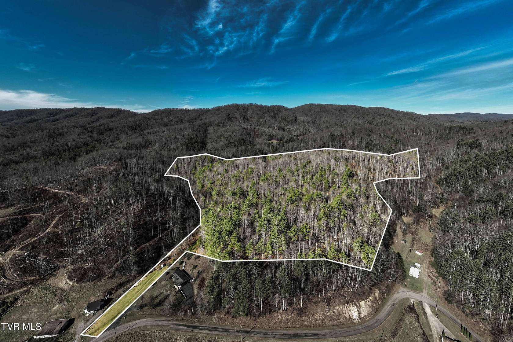 33.5 Acres of Recreational Land for Sale in Mountain City, Tennessee