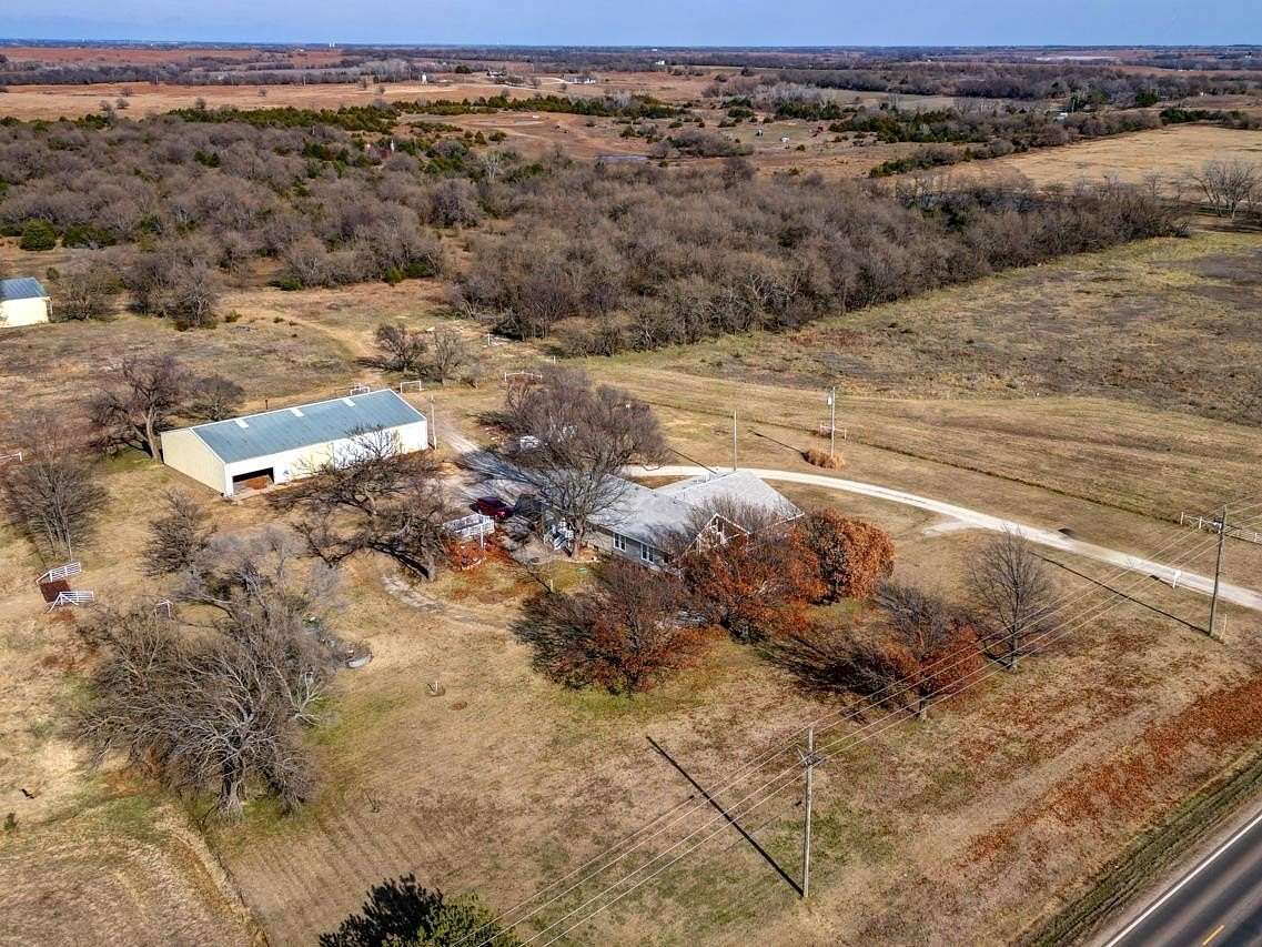 31.1 Acres of Recreational Land with Home for Sale in Winfield, Kansas