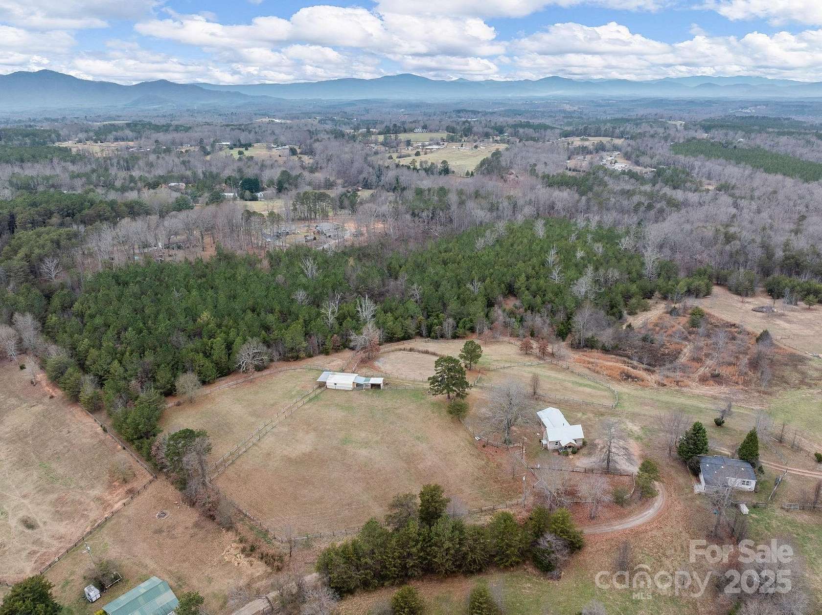 11.3 Acres of Land with Home for Sale in Tryon, North Carolina