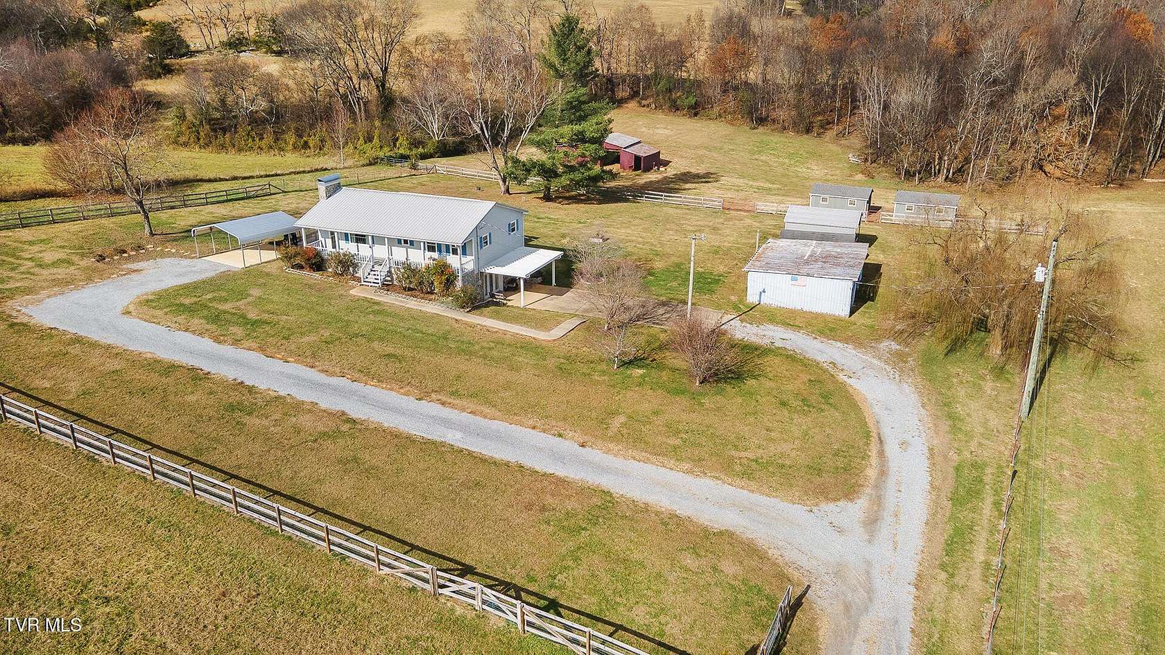 8.3 Acres of Land with Home for Sale in Greeneville, Tennessee