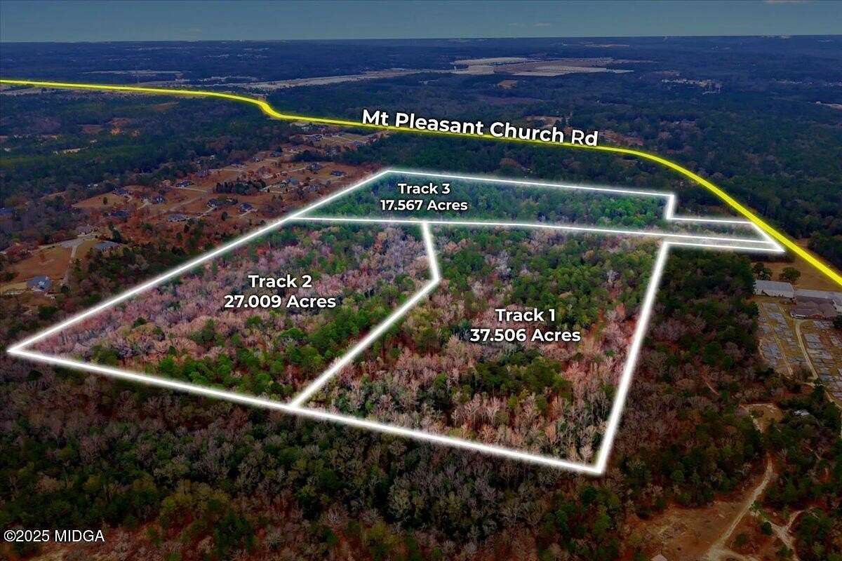 37.5 Acres of Recreational Land for Sale in Macon, Georgia