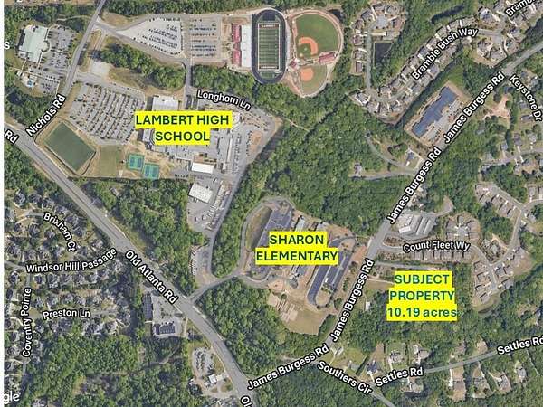 10.2 Acres of Improved Mixed-Use Land for Sale in Suwanee, Georgia
