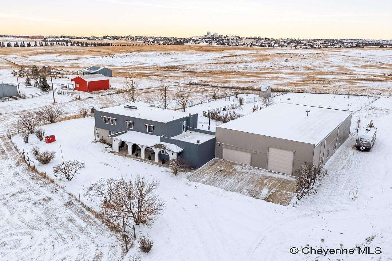 4 Acres of Residential Land with Home for Sale in Cheyenne, Wyoming