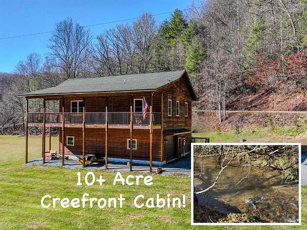 10.2 Acres of Land with Home for Sale in Topton, North Carolina