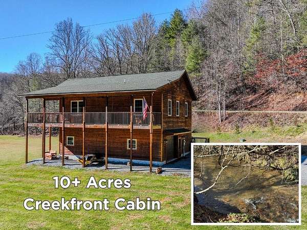 10.2 Acres of Land with Home for Sale in Topton, North Carolina