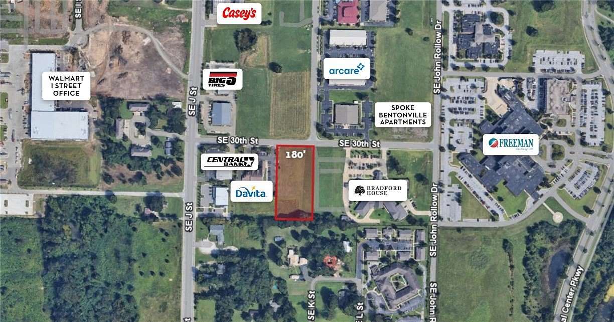 1.7 Acres of Land for Sale in Bentonville, Arkansas