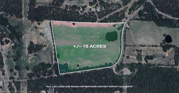 15.3 Acres of Recreational Land for Sale in Greenwood, Arkansas