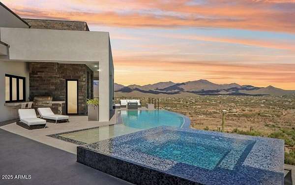 4.38 Acres of Residential Land with Home for Lease in Cave Creek, Arizona