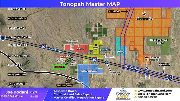 16.9 Acres of Mixed-Use Land for Sale in Tonopah, Arizona
