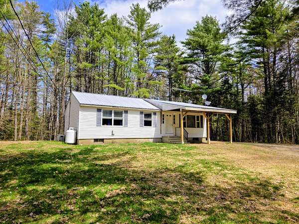 2 Acres of Land with Home for Sale in New Vineyard, Maine