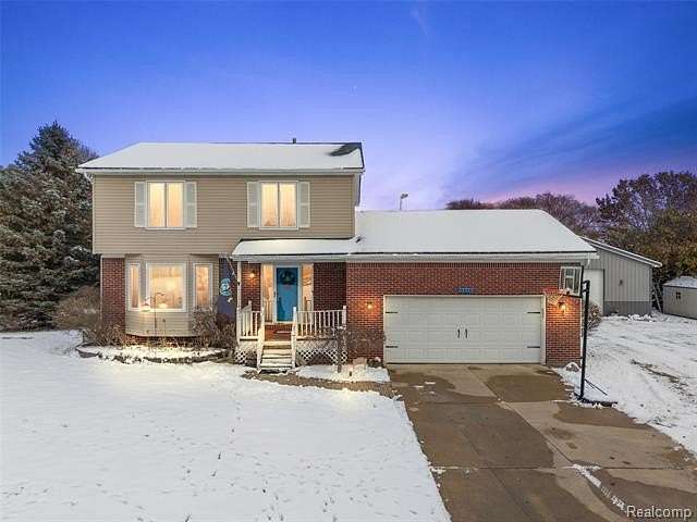 2.5 Acres of Residential Land with Home for Sale in Almont, Michigan