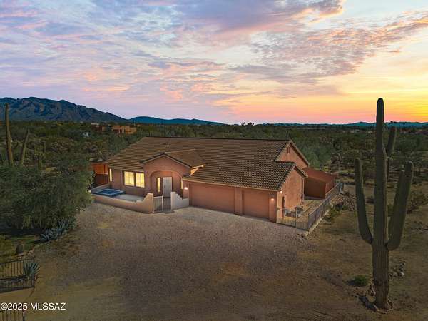 3.3 Acres of Residential Land with Home for Sale in Tucson, Arizona