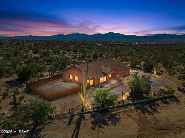 3.3 Acres of Residential Land with Home for Sale in Tucson, Arizona