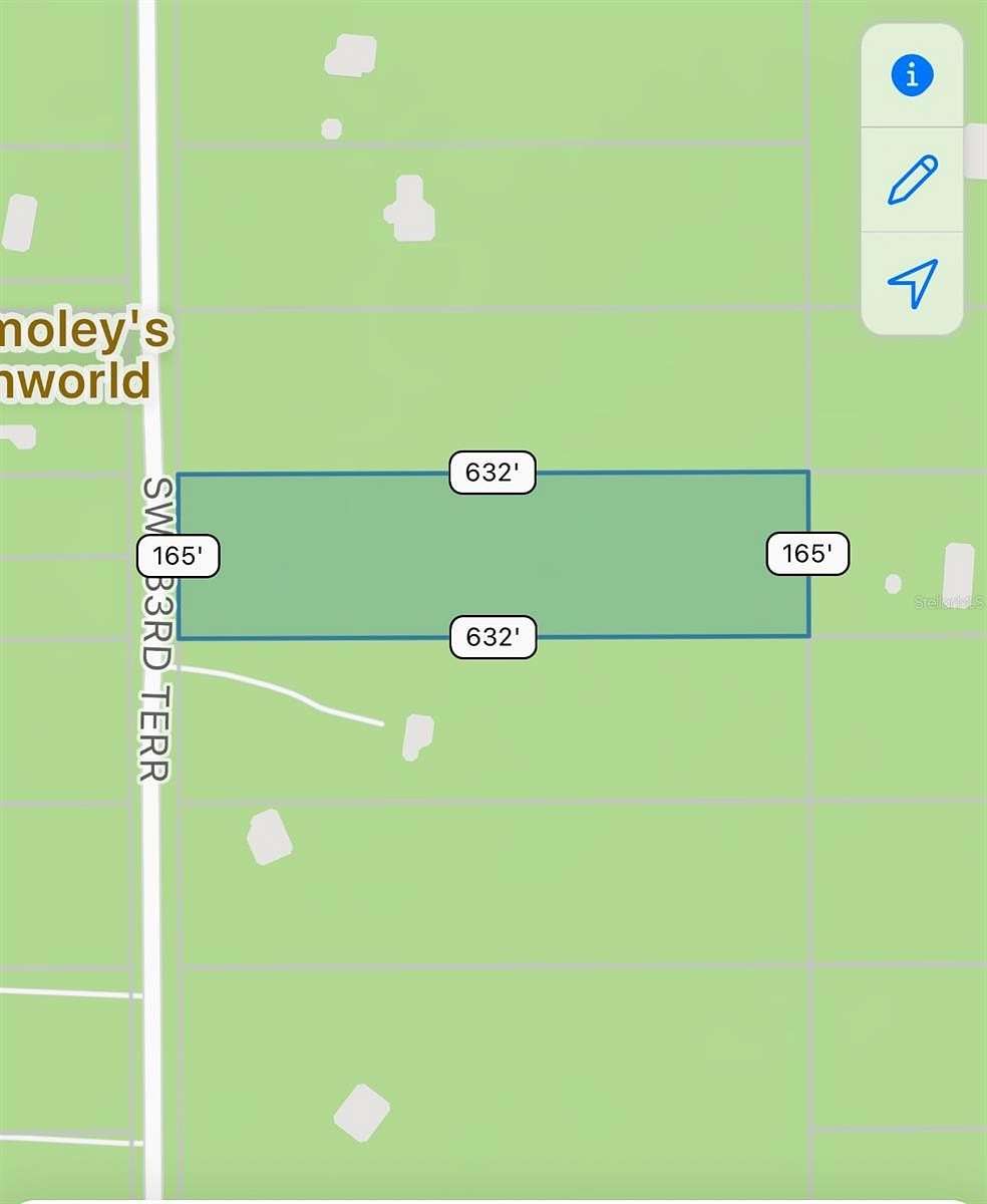 2.38 Acres of Residential Land for Sale in Dunnellon, Florida