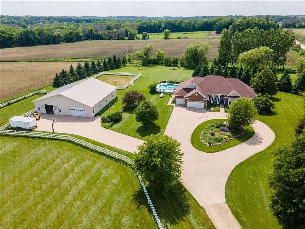 6.1 Acres of Land with Home for Sale in Dodge Center, Minnesota