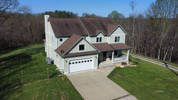 41.4 Acres of Agricultural Land with Home for Sale in Vinton Township, Ohio