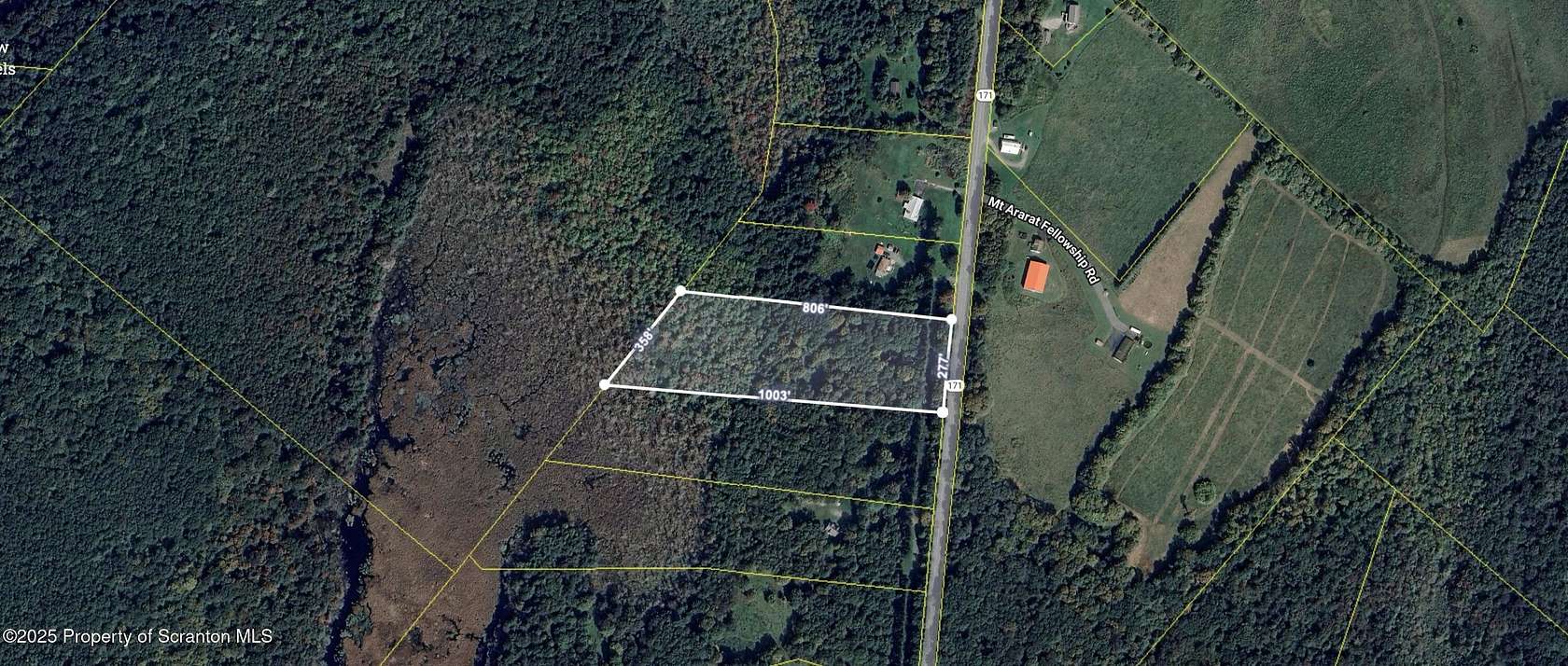 5.54 Acres of Residential Land for Sale in Thompson, Pennsylvania