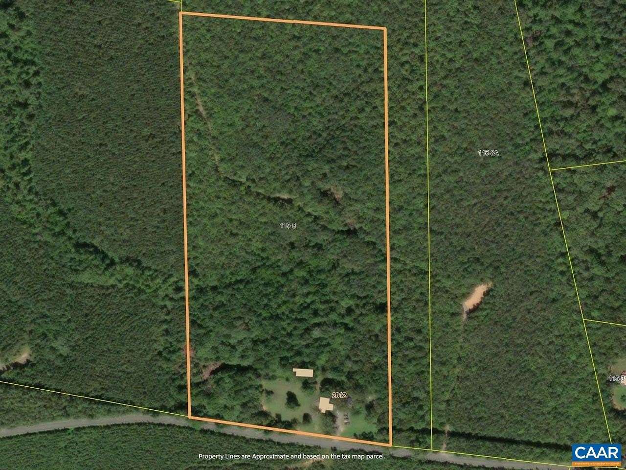 25 Acres of Recreational Land for Sale in Scottsville, Virginia